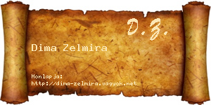 Dima Zelmira névjegykártya